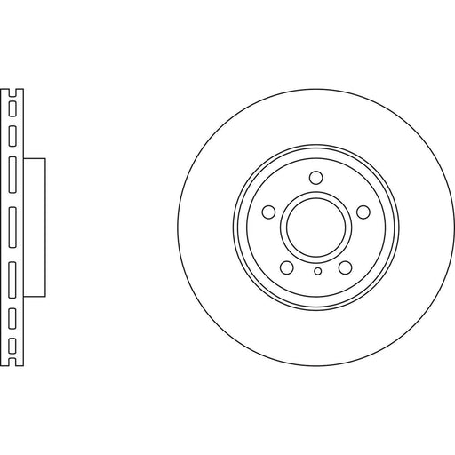 Apec Brake Disc Front Fits Infiniti Ex Fx G M Q Qx Apec  - Town Parts