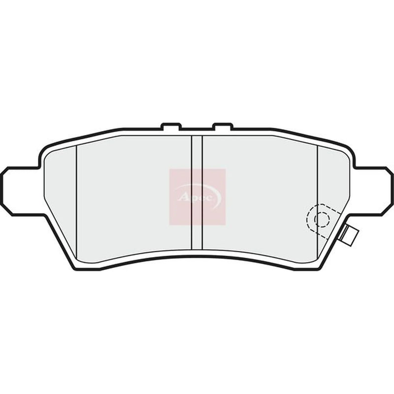 Apec Rear Brake Pad Set PAD1481