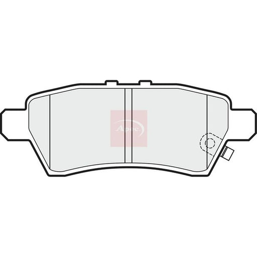 Apec Rear Brake Pad Set PAD1481
