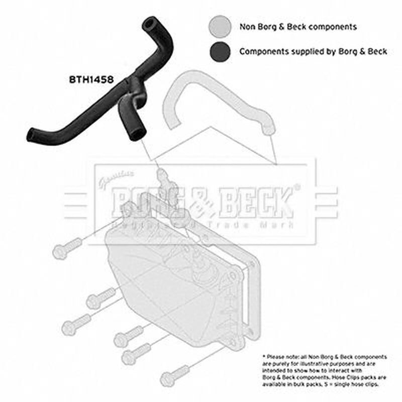 Borg & Beck Crankcase Ventilation Hose BTH1458