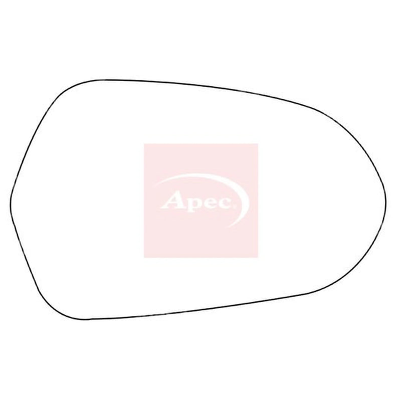 Apec Exterior Wing Mirror Glass Right AMS2084A