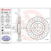 Brembo 2 x / Front Brake Discs 09.C942.11