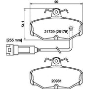 Mintex Rear Brake Pad Set MDB1286