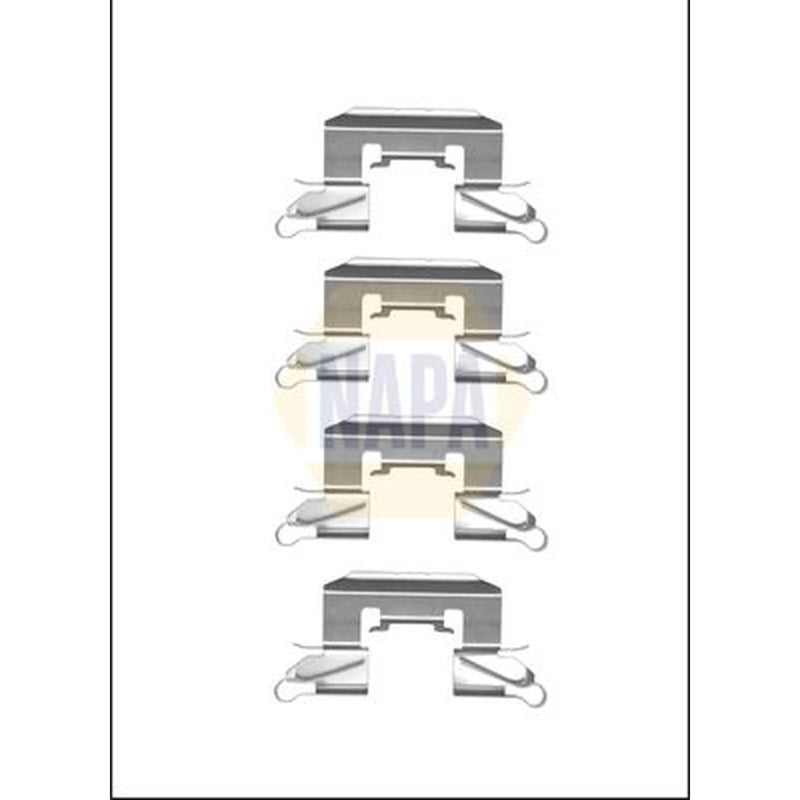 NAPA Brake Pad Accessory Fitting Kit Front NFK1140