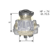 NAPA Engine Cooling Water Pump NWP1082