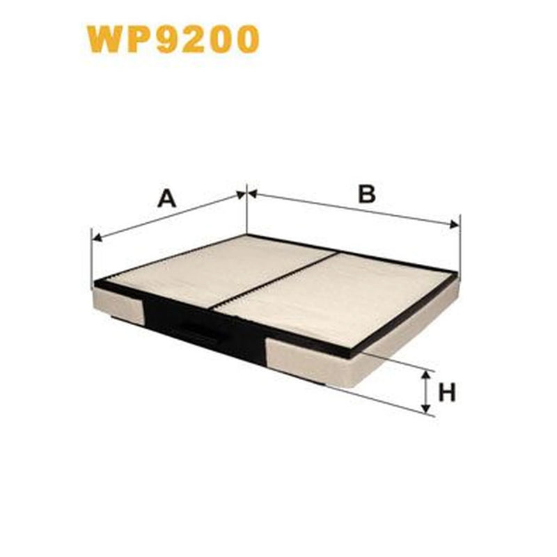 WIX Cabin Air Filter (Pollen Filter) WP9200