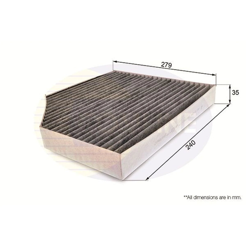 Comline Cabin Air Filter (Pollen Filter) EKF106A