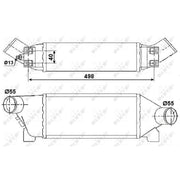 NRF Intercooler (Charge Air Cooler) 30259