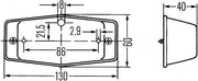 Hella 2BM 001 321-001 Auxiliary Direction Indicator