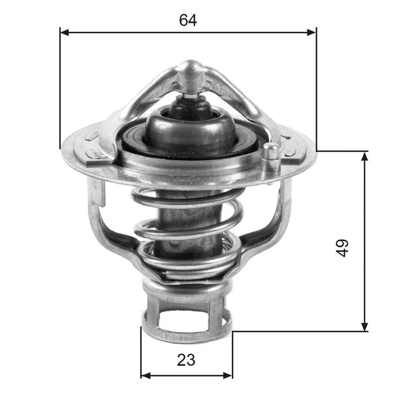 Gates Thermostat,Coolant TH04082