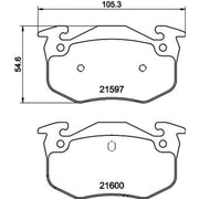 Mintex Rear Brake Pad Set MDB1677