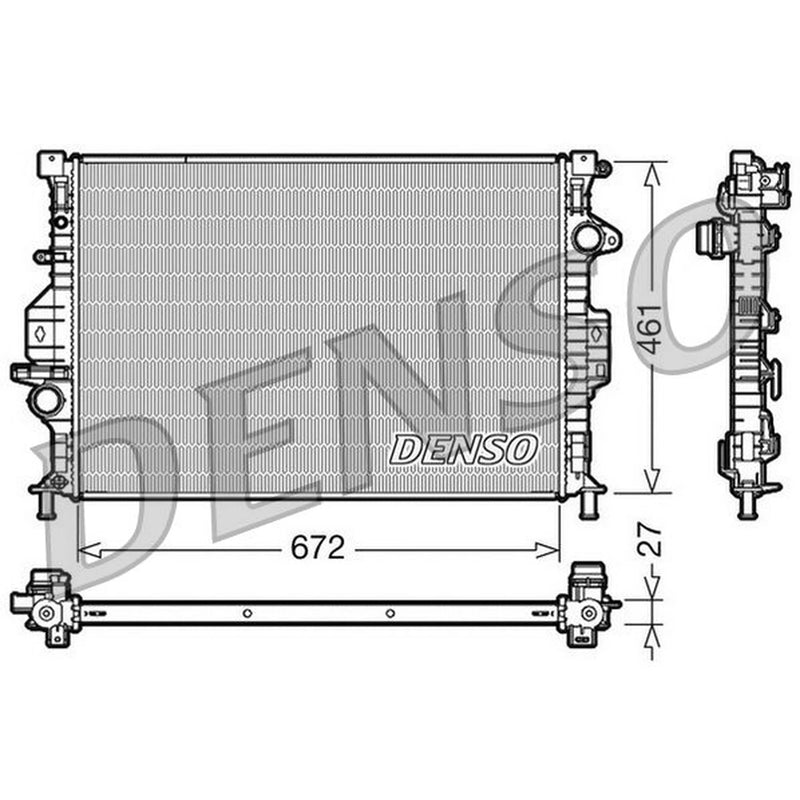 Denso Engine Radiator DRM10069
