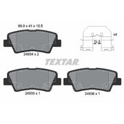 Textar Rear Brake Pad Set 2493401