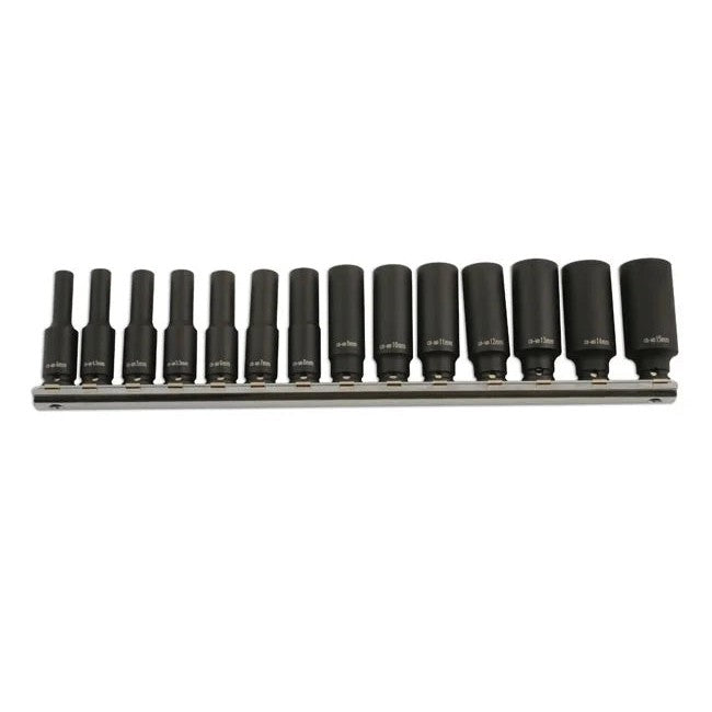 Laser Tools Deep Impact Socket Set d 14pc 1-1