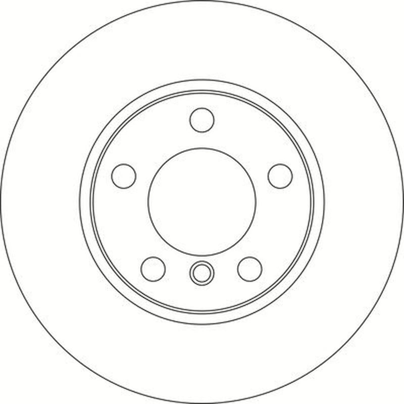 Abtex 2 x Vented Front Brake Discs BD1821V