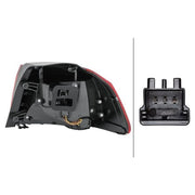 Hella Tail Light / Lamp WY21W Left 2SD 010 408-071