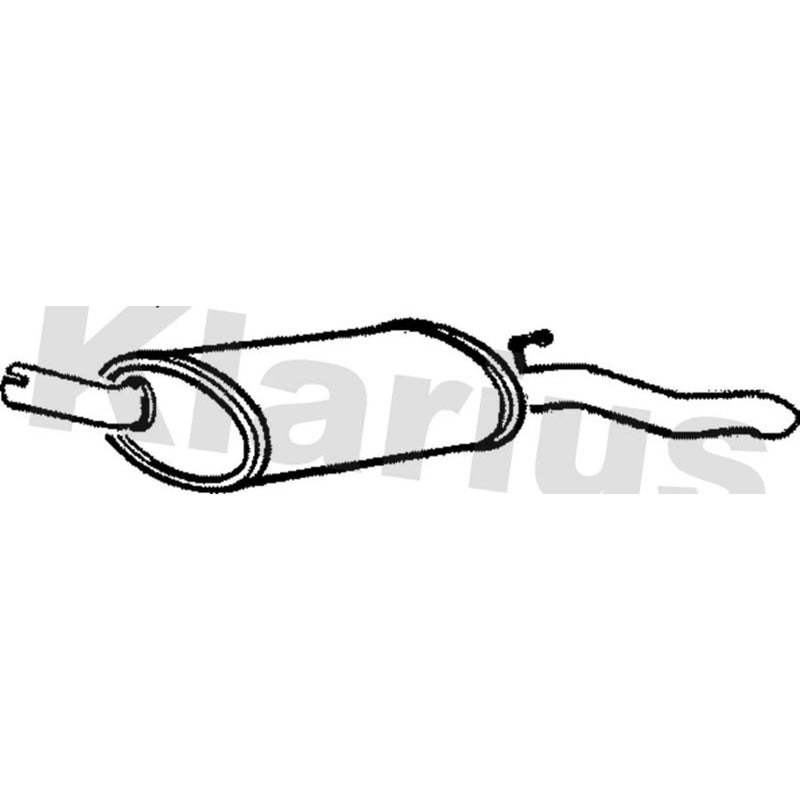 Klarius Box With Tail Pipe Rear GM7X