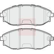 Apec Front Brake Pad Set PAD1745