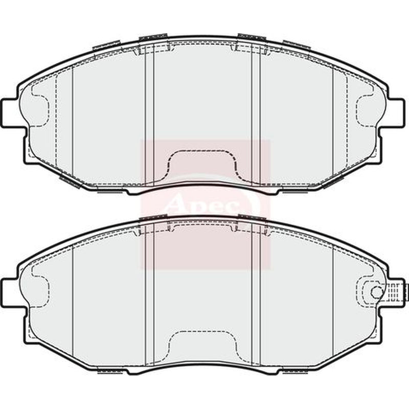 Apec Front Brake Pad Set PAD1745