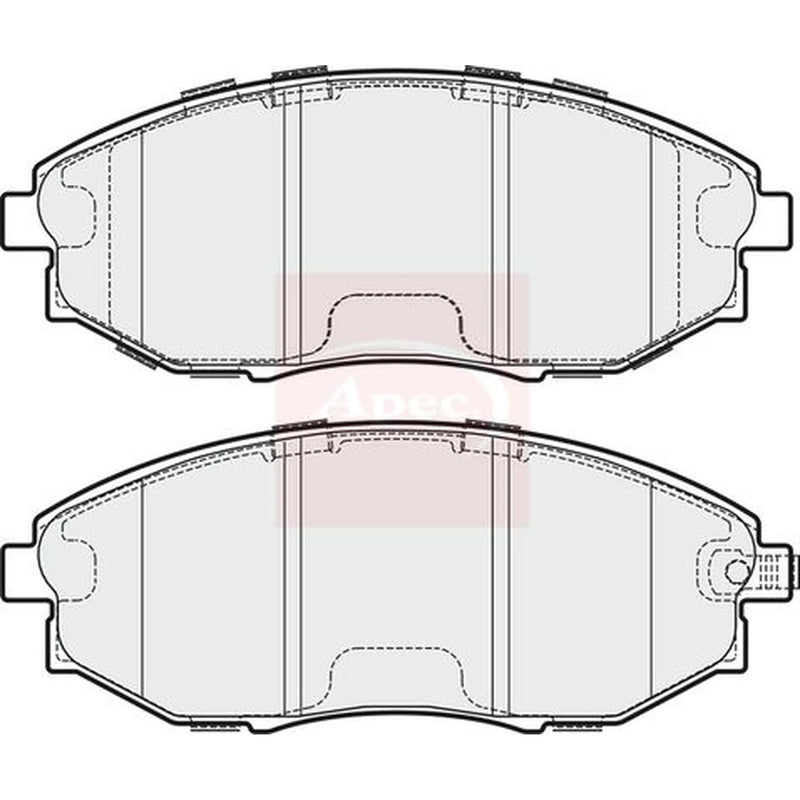 Apec Front Brake Pad Set PAD1745