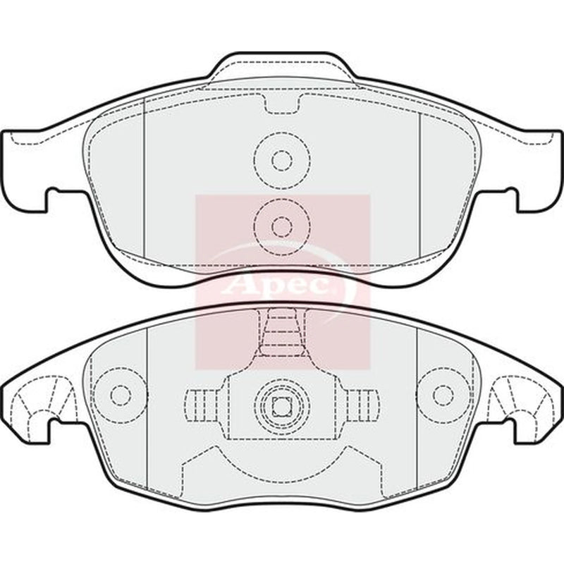 Apec Front Brake Pad Set PAD1525