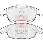 Apec Front Brake Pad Set PAD1525