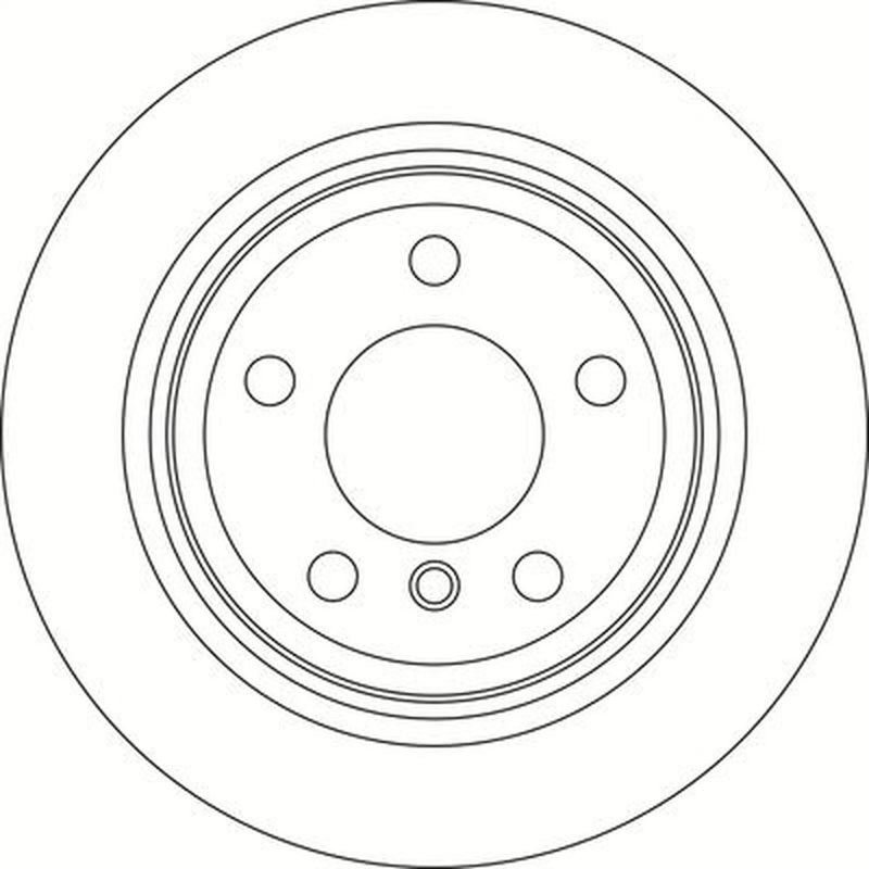 Abtex 2 x Vented Rear Brake Discs BD1926V