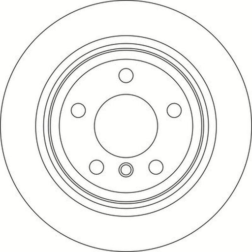 Abtex 2 x Vented Rear Brake Discs BD1926V