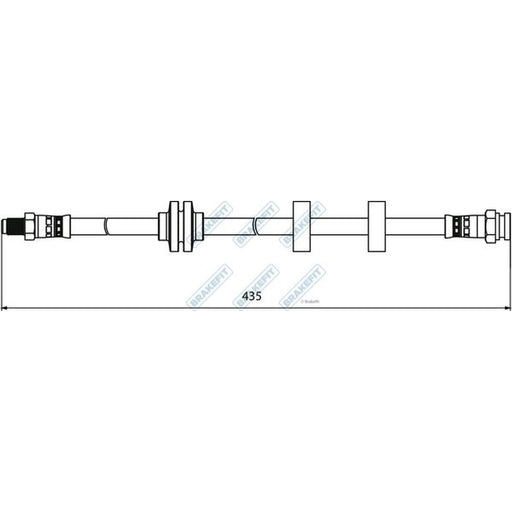 Apec Brake Hydraulic Hose Line Front BHO4078
