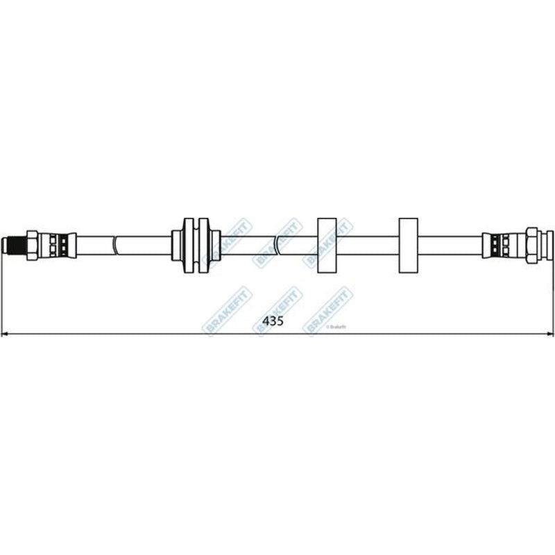 Apec Brake Hydraulic Hose Line Front BHO4078