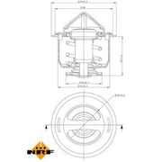 NRF Thermostat,Coolant 725148