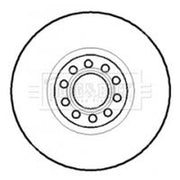 Borg & Beck 2 x Vented Front Brake Discs BBD5734S
