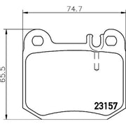DON Rear Brake Pad Set PCP2192