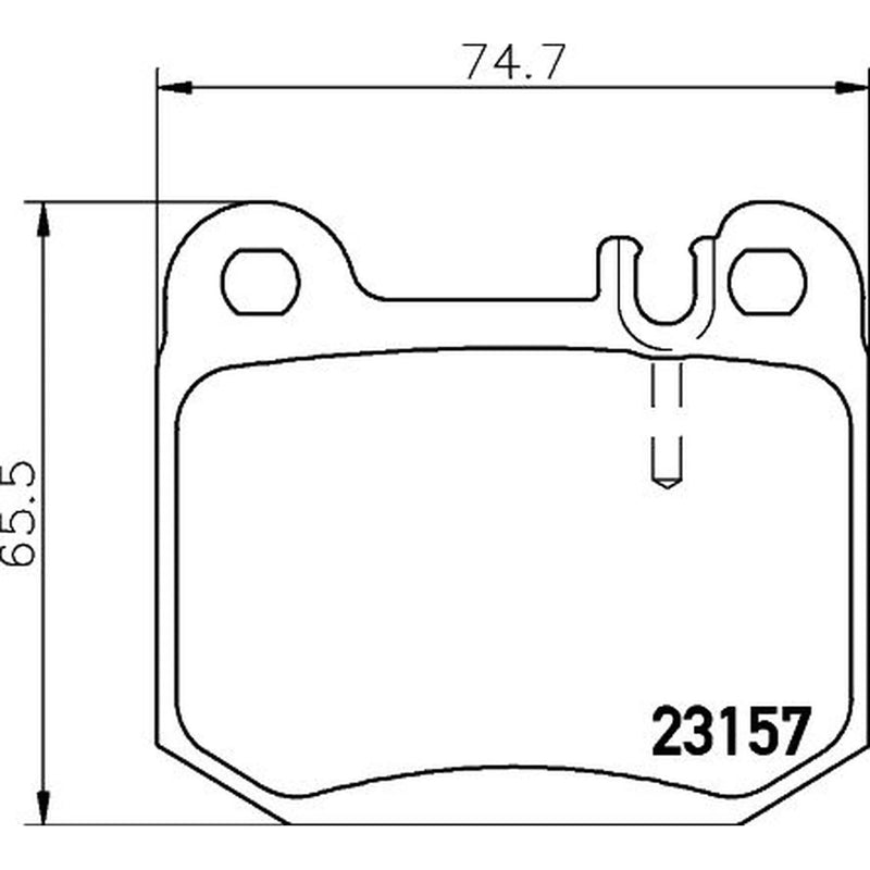 DON Rear Brake Pad Set PCP2192