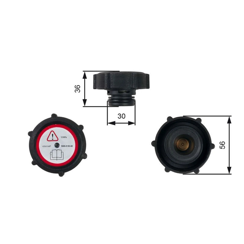 Gates Coolant Expansion Tank Cap RC230