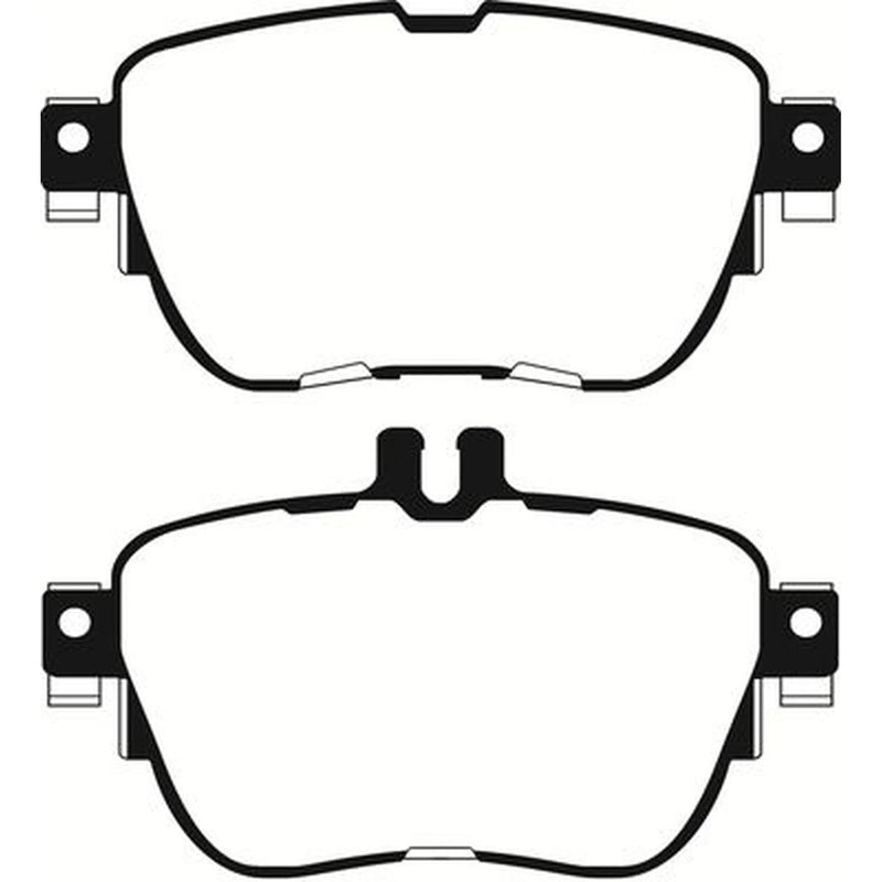 Abtex Rear Brake Pad Set PLU2376
