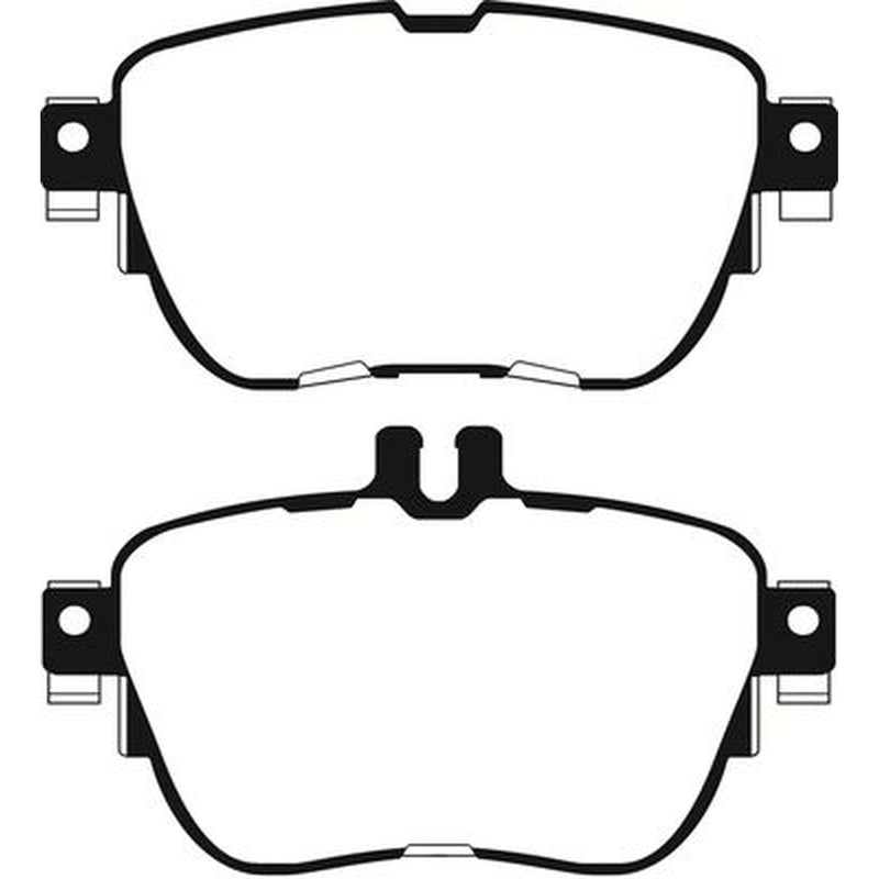 Abtex Rear Brake Pad Set PLU2376