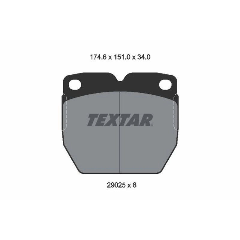Textar Brake Pad Set 2902501