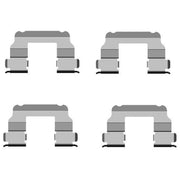 Textar Brake Pad Accessory Fitting Kit Rear 82075500