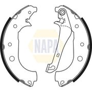 NAPA Brake Shoe Set Axle Kit NBS1088
