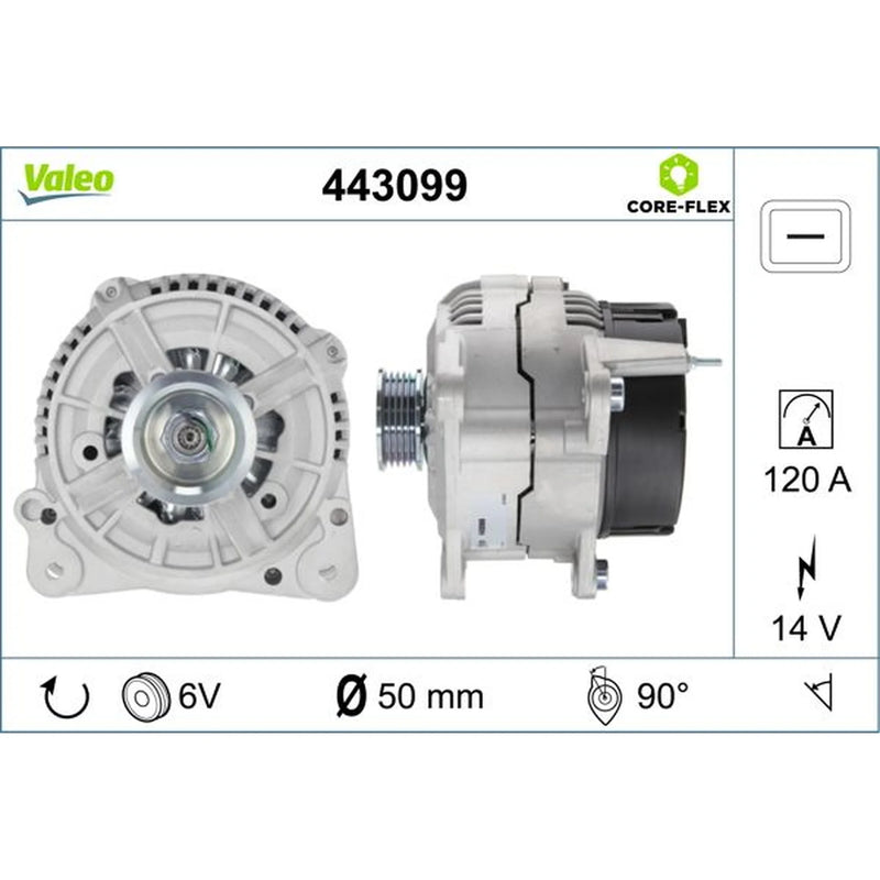 Valeo Car Alternator 12V 443099