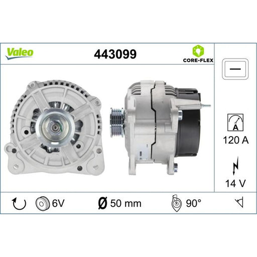 Valeo Car Alternator 12V 443099