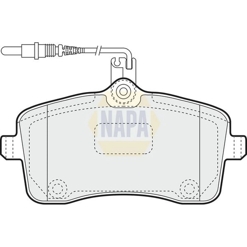 NAPA Front Brake Pad Set NBP1167