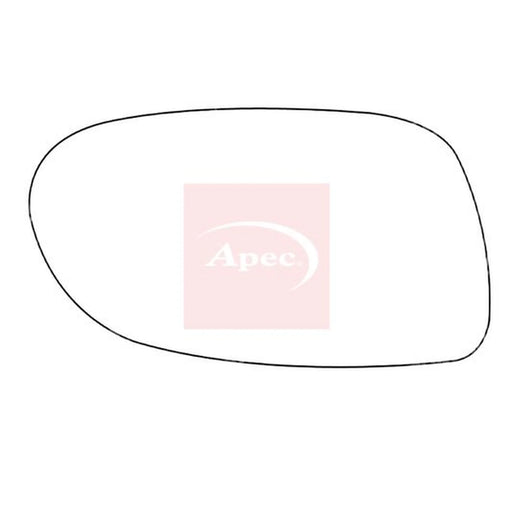 Apec Exterior Wing Mirror Glass Right AMS2698