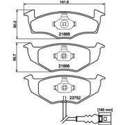 DON Front Brake Pad Set PCP1499