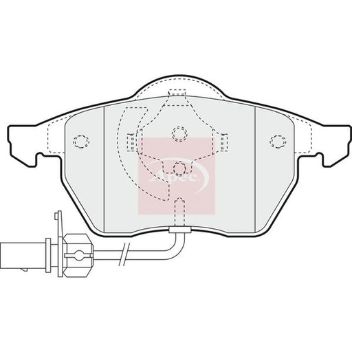 Apec Front Brake Pad Set PAD964