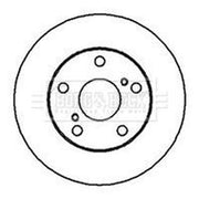 Borg & Beck 2 x Vented Front Brake Discs BBD5033