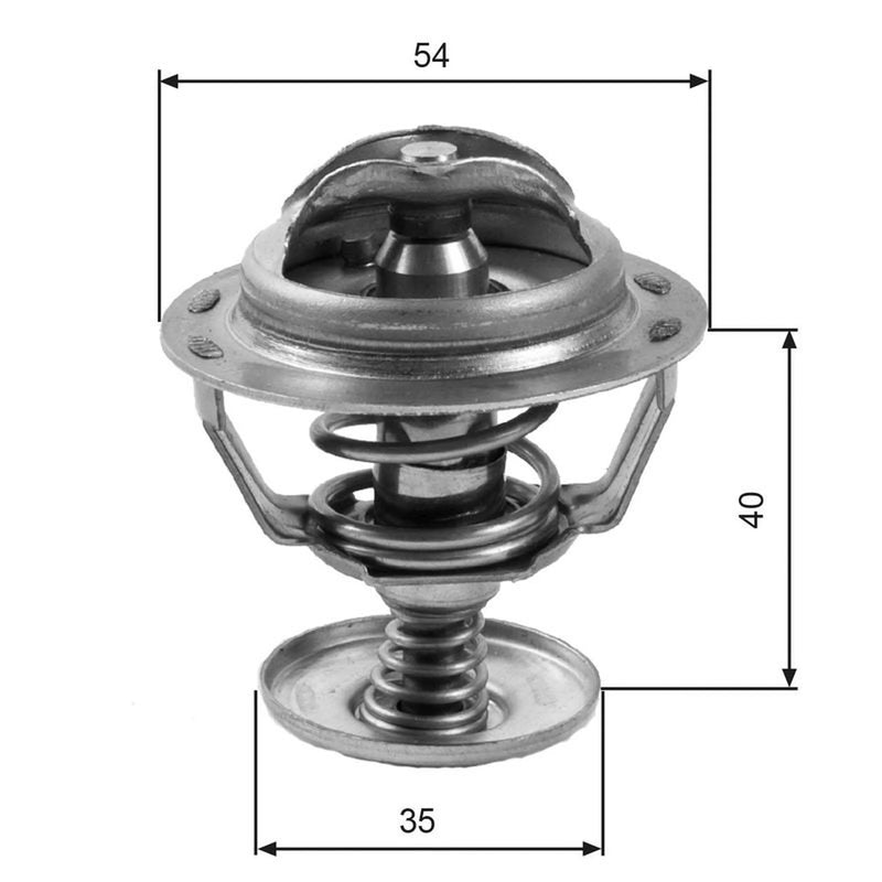 Gates Thermostat,Coolant TH06082G1