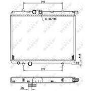 NRF Engine Radiator 519525