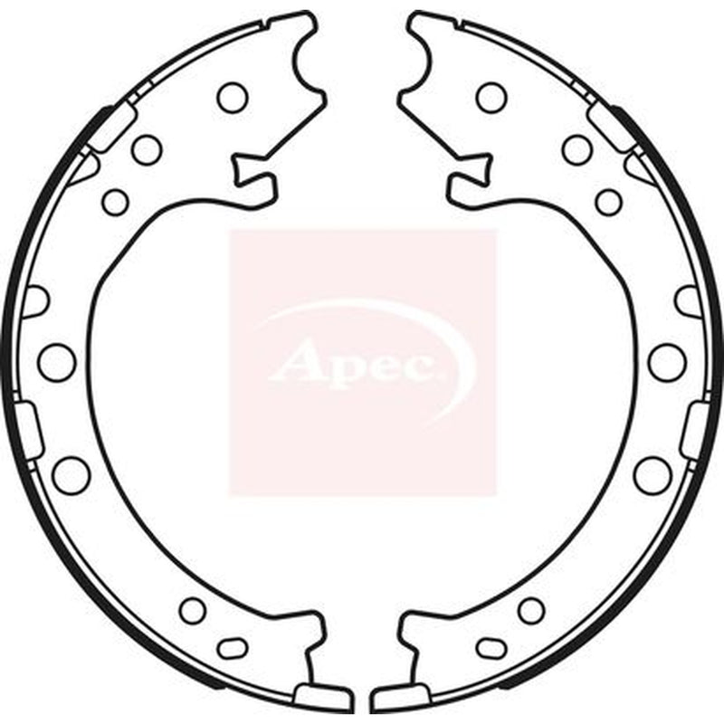 Apec Parking Brake Shoe Set SHU762